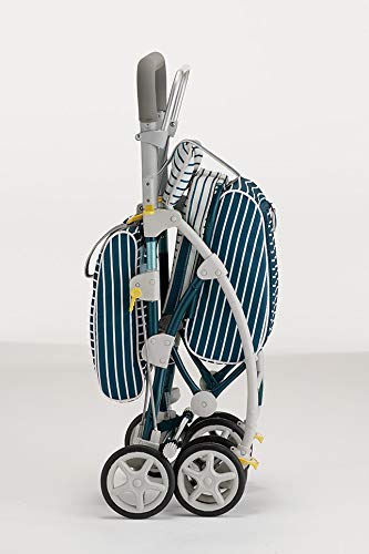 Amazon｜【フランスベッド正規品】 シルバーカー ブルー ストライプ